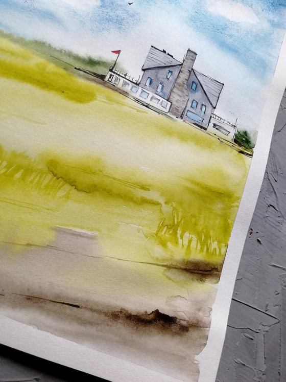 Field watercolor