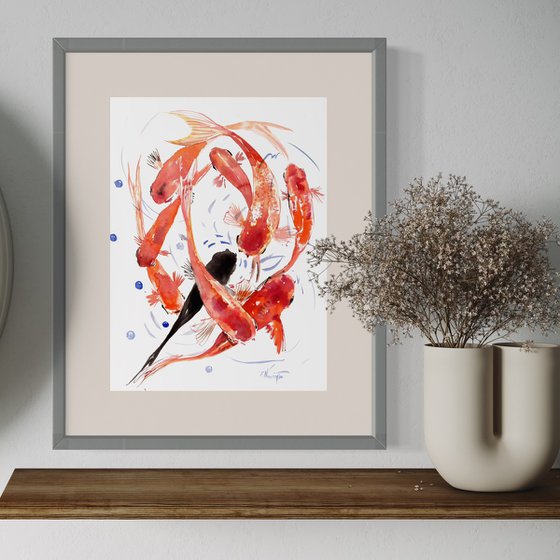 Koi Pond, Feng Shui