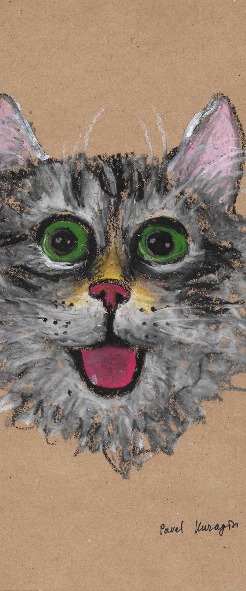 Funny cat by Pavel Kuragin