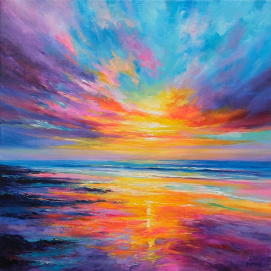 Fantasy Sunset Seascape