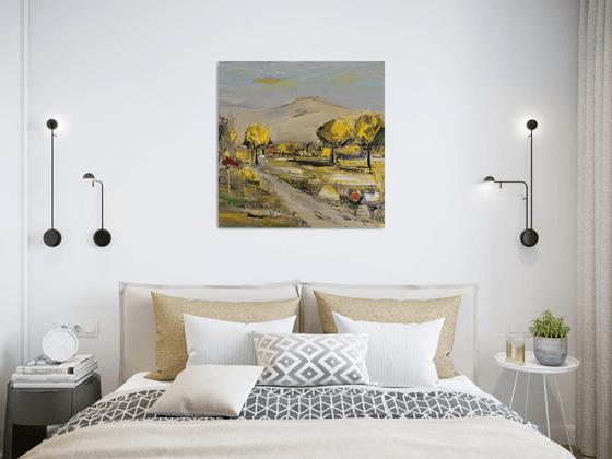 Autumn Road in the Foothills