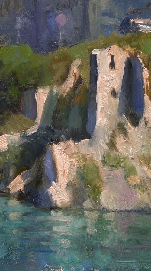 Old tower above the Durance (Sisteron) by Pascal Giroud