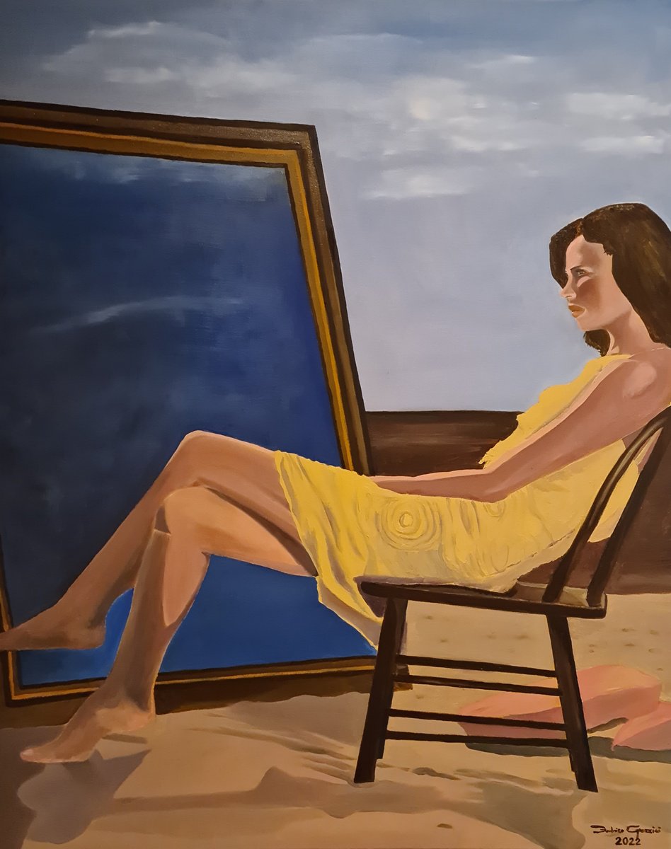 Photorealistic Landscape Oil Painting By Federico Grazzini, 31 X 39, Il Sogno, Original Artwork