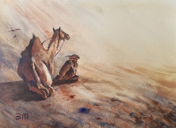 Strong bond midst desert