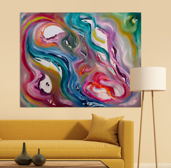 Commissioned painting "Infinity reborn"