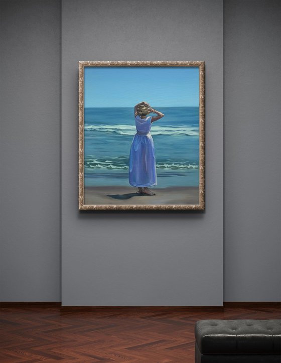 Girl by the sea