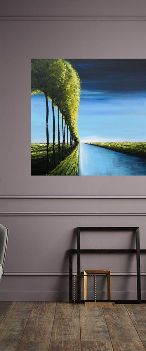 Spring Lines -  Fields and Colors Series by Danijela Dan