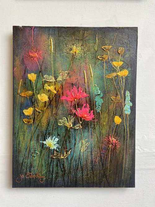 'Painting 8 of Abstract Floral Series II' by Jo Starkey