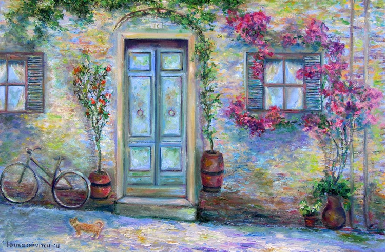 Original Oil Painting Of Italian Countryside Tus Artfinder