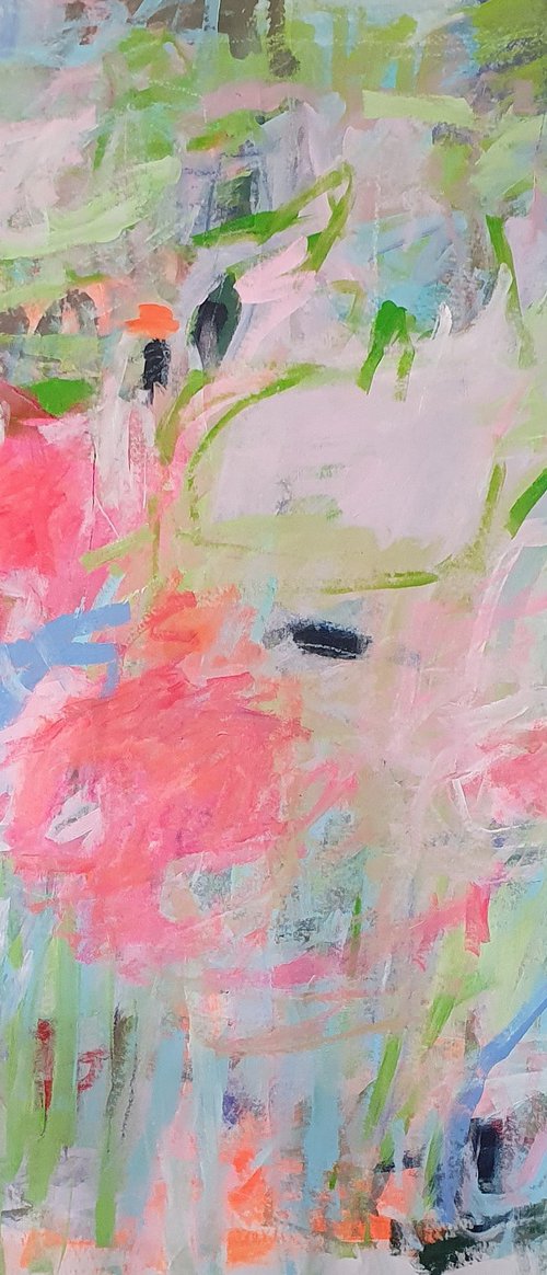 Poppies under the apple tree by Jutta Widrinsky