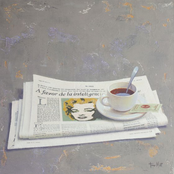 Coffee and newspaper