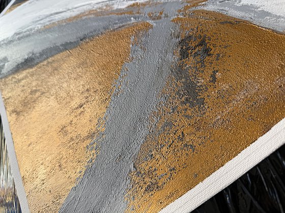 Bronze Stripe abstraction