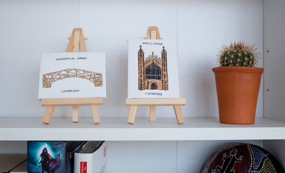Mathematical Bridge - Mini Canvas - Cambridge