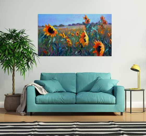 Sunflowers 97X170