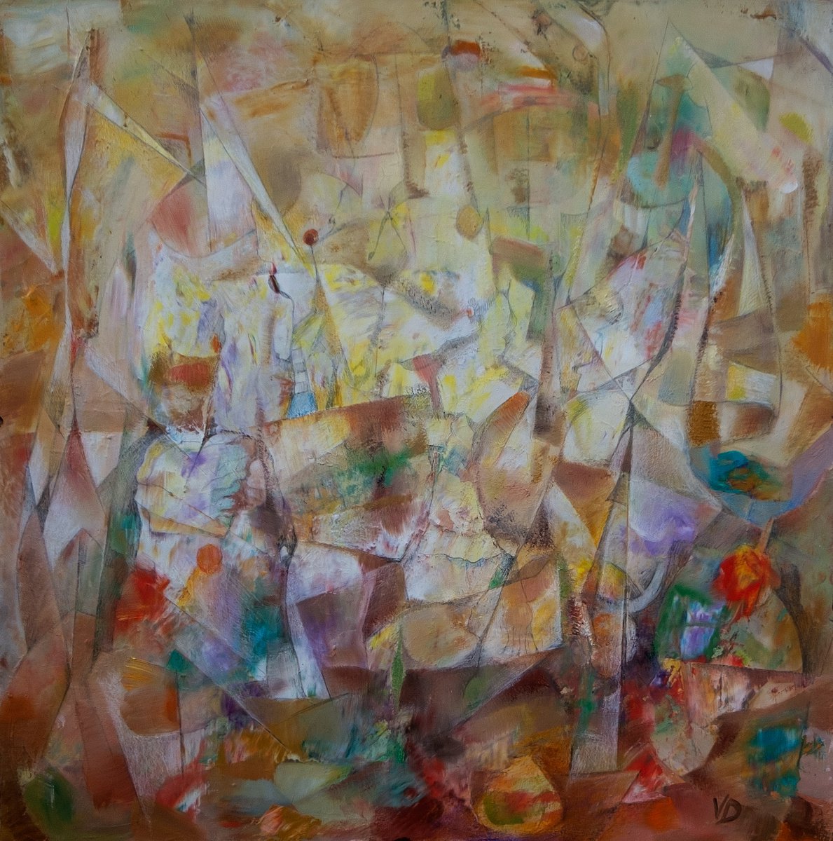Flicker By Dina Volkova, 16 X 16, Artwork For Sale On Artfinder