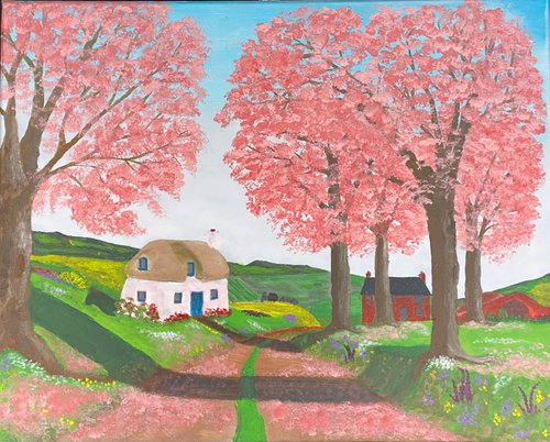Cherry blossom walk by Alan Horne