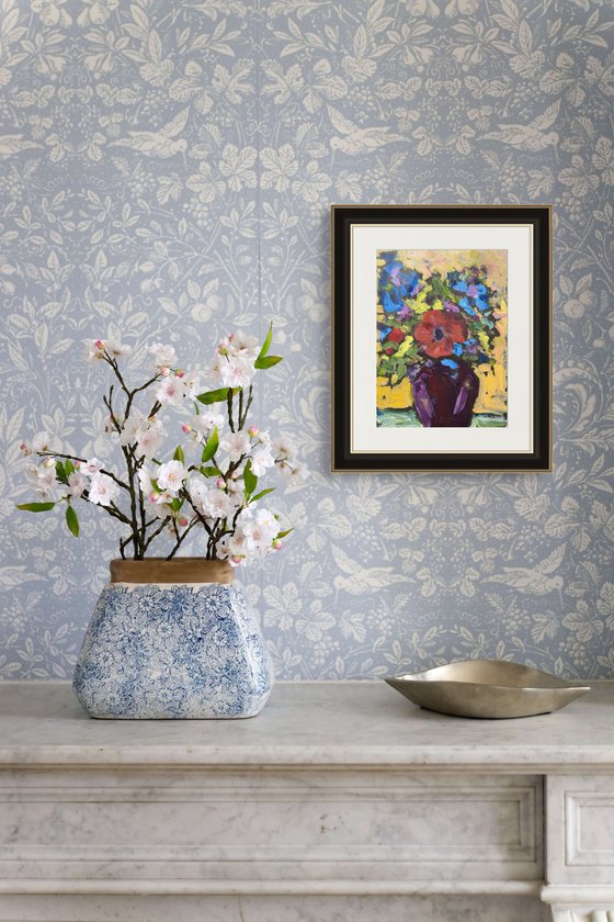 Vase of Summer Colors