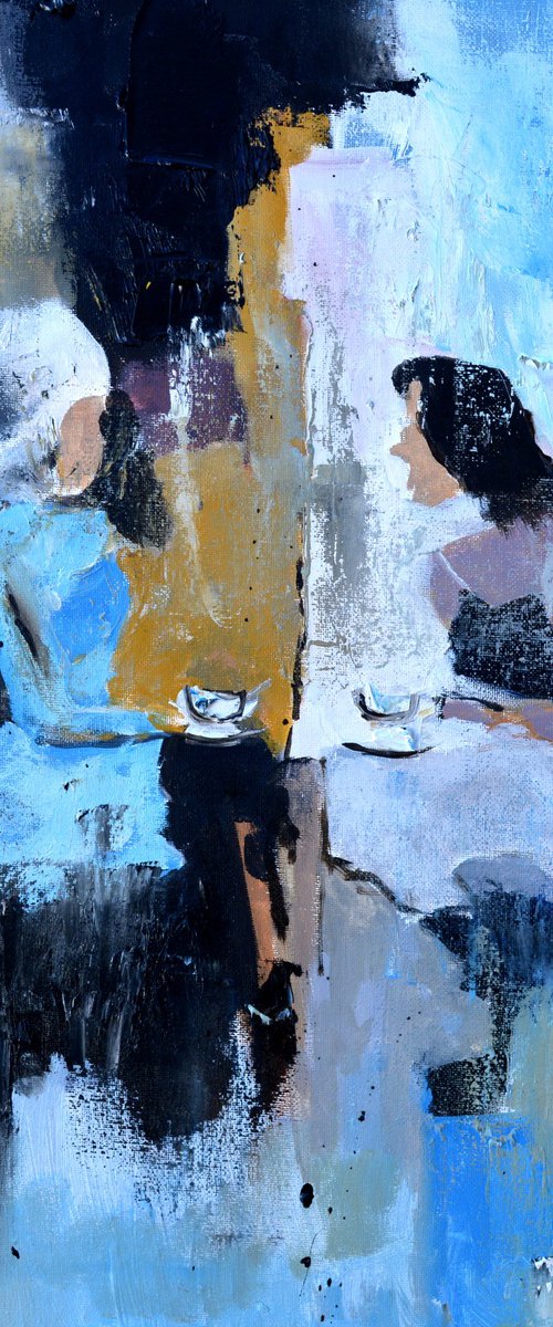 Gossip and a cup tea by Pol Henry Ledent