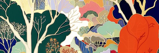 Autumn Over Shanghai Hills #3