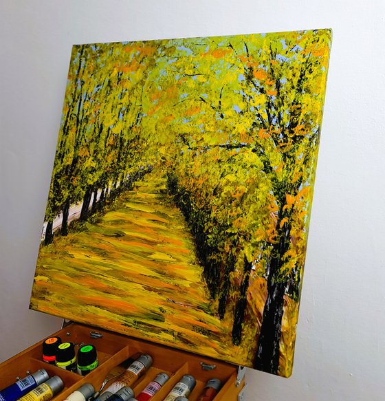 Yellow Prater in Vienna Austria