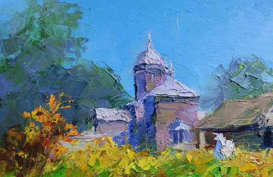 Village Church on a Clear Day