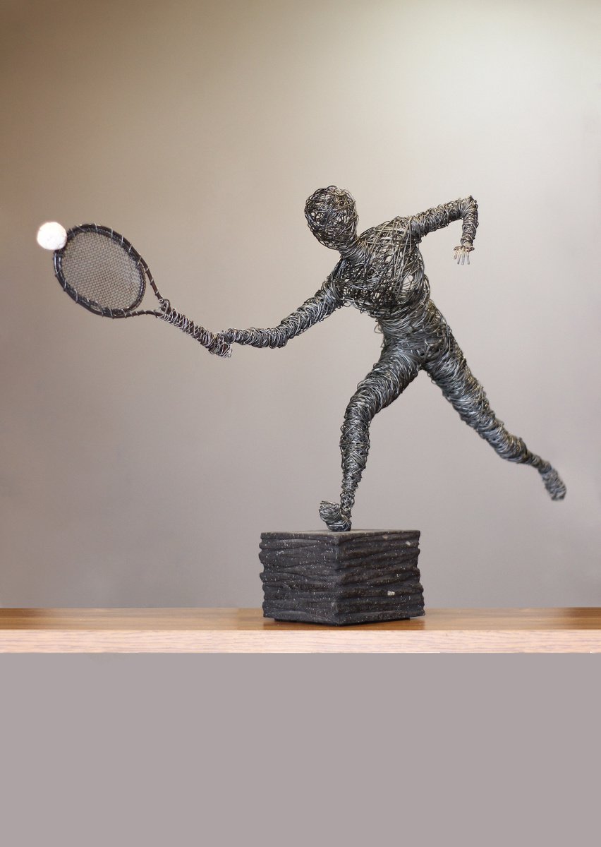 Expressive Portrait Sculpture By Karen Axikyan, 6 X 15", Fault, Original Artwork