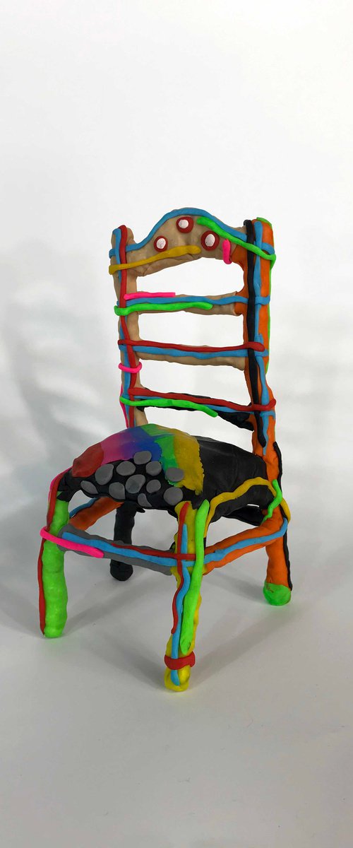 Сhair / Polymer Clay / Sculpture by V. Lishko