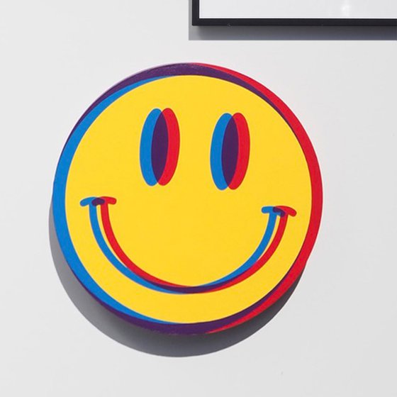 Large '3D' Smiley Face