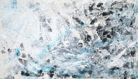 Blue Black White