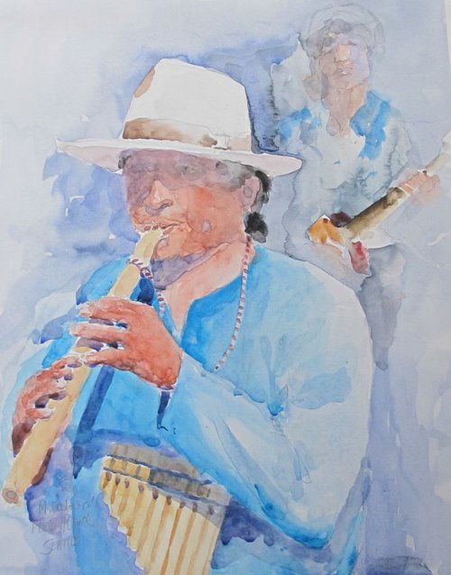 Flute Player by Michael Fenton