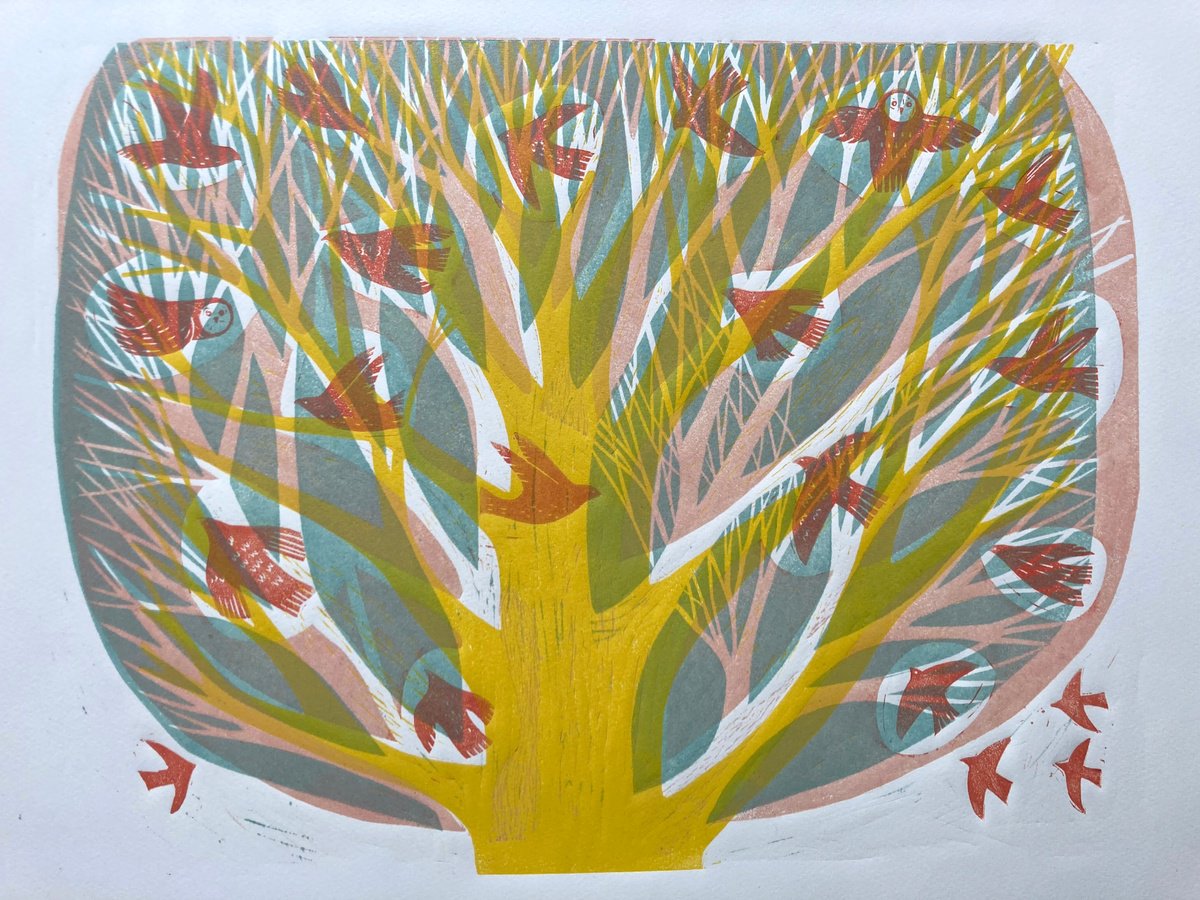 Living Tree II (Autumn) by Alison Headley