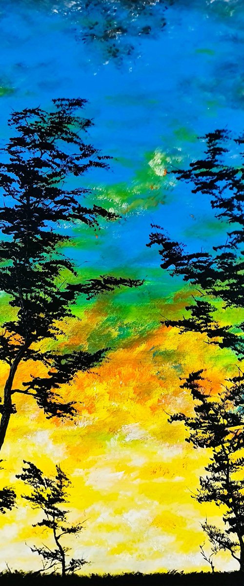 Yellow sunset by Daniel Urbaník