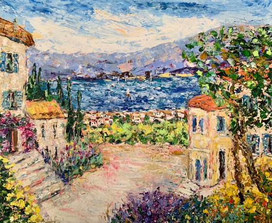 Italian Riviera landscape