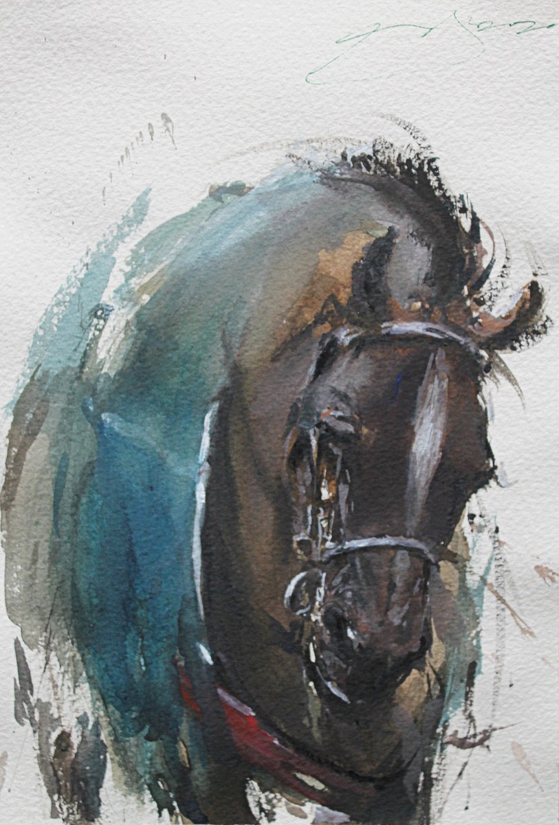 Head Horse II by Maximilian Damico
