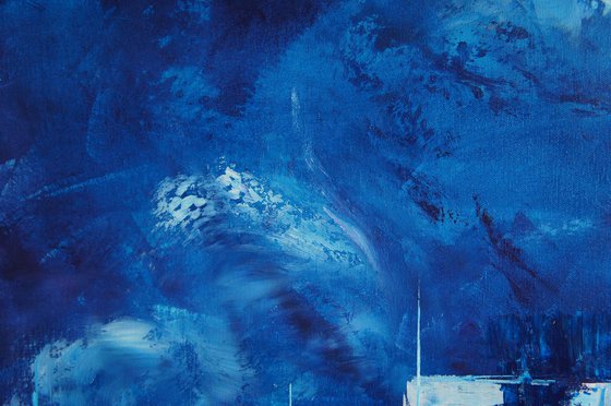 The Big Blue Beyond (150 x 100 cm) XXXL (60 x 40 inches)