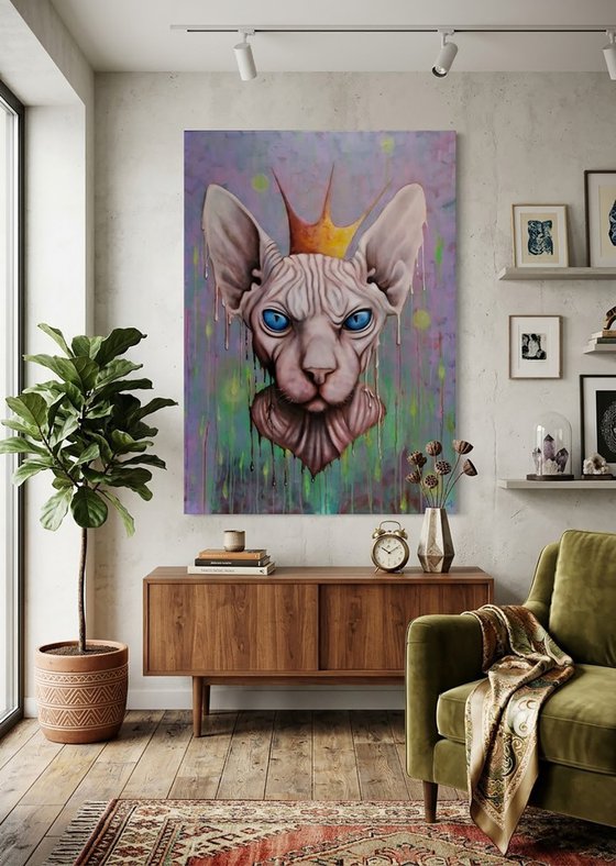 "The Cat" 100x140cm
