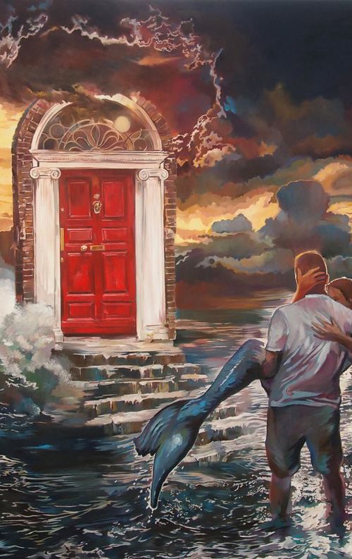 Crossing to the other side III by Janusz  Orzechowski