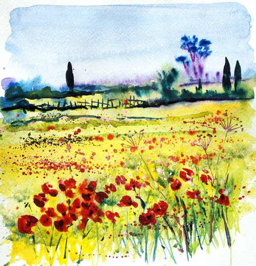 Poppy Fields by Julia  Rigby
