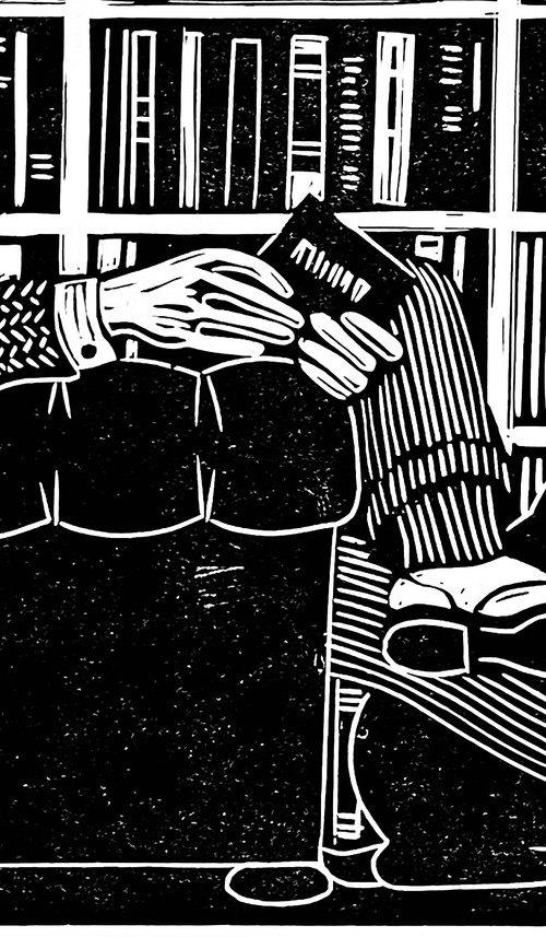Bookshop Browsers by Mark Howard Jones