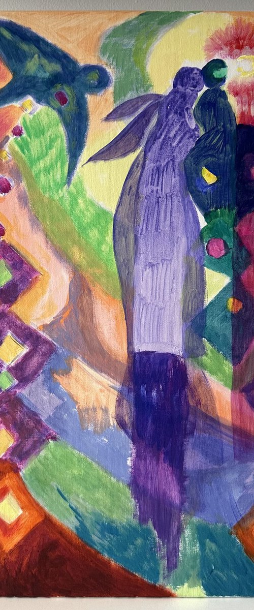 Born of the embrace of light and shadow by Mengqiu Li