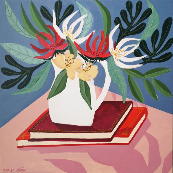 Flowers and Books II