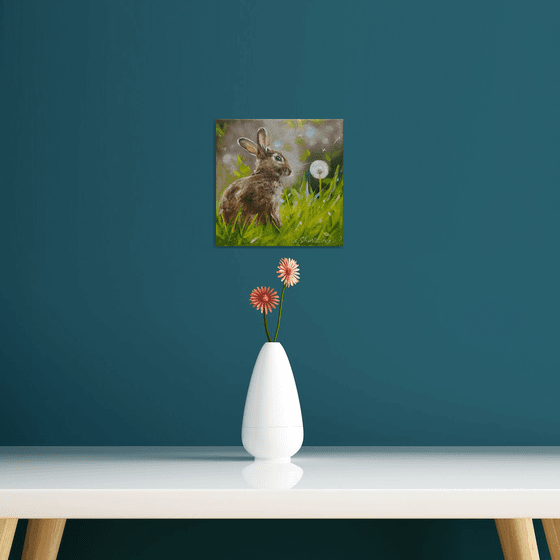 Rabbit and Dandelion