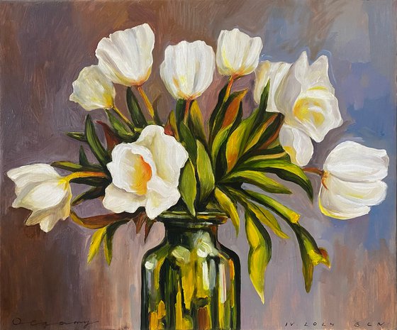 "White tulips"