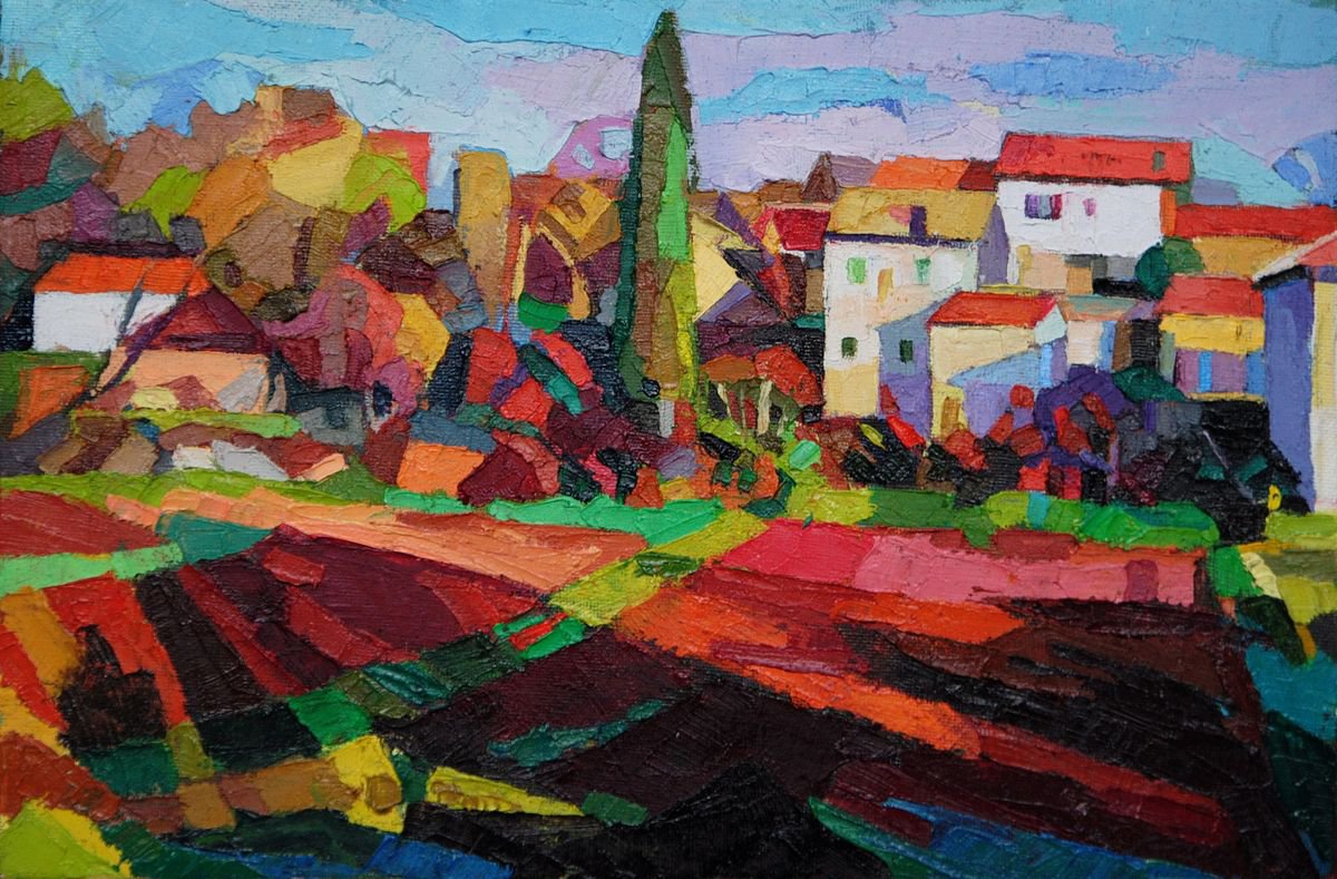 Landscapes of Tuscany # 17 / 30 x 20 cm by Maja ?oki? Mihajlovi?