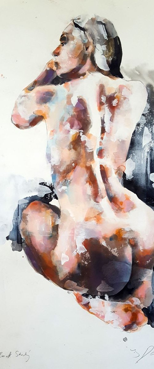 2-10-18 back study by Thomas Donaldson