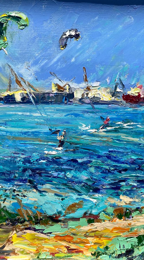 Kitesurfing - Spot atmosphere by Olga Blazhko