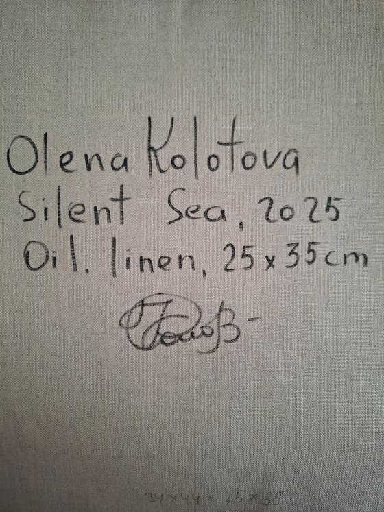 Oil painting Silent Sea