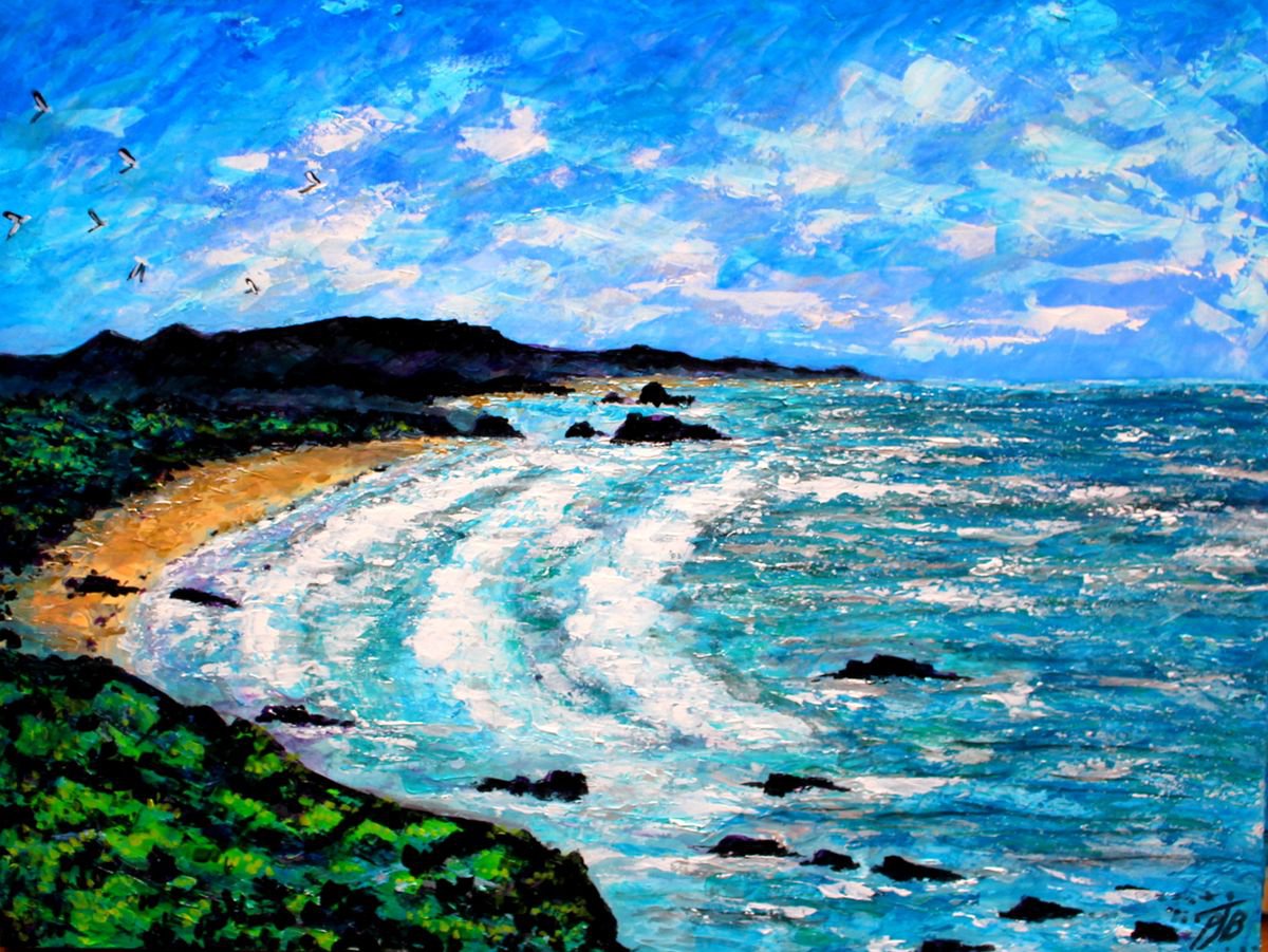  Oregon Coast By Paul J Best, 40 X 30, Artwork For Sale On Artfinder