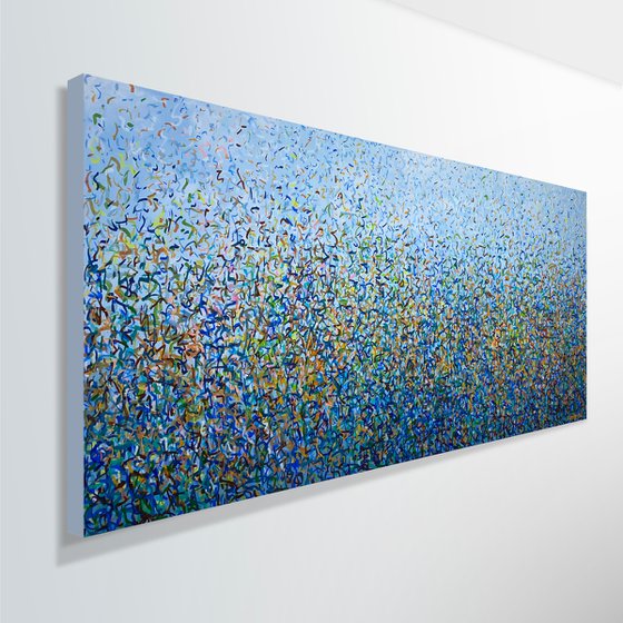 Leura Bush Dance 152 x 66cm acrylic on canvas