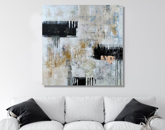 Live This Day - XL LARGE,  TEXTURED ABSTRACT ART – EXPRESSIONS OF ENERGY AND LIGHT. READY TO HANG!